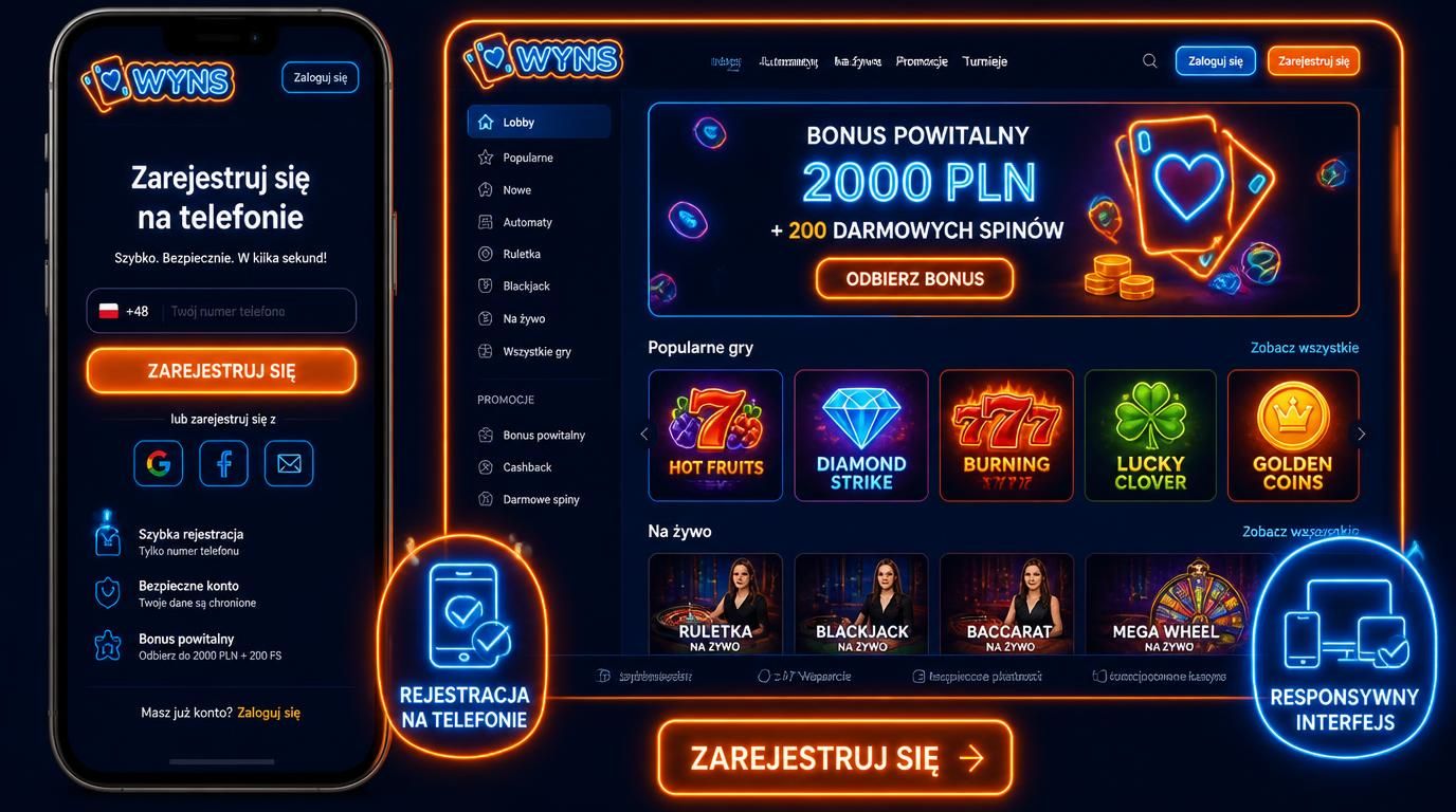  osoba zakładająca konto przez telefon, responsywny interfejs, przycisk Rejestruj